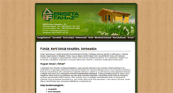Desktop Screenshot of eriszta-fahaz.hu